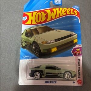 Mattel Hot Wheels Hako Type D Green Toy Car